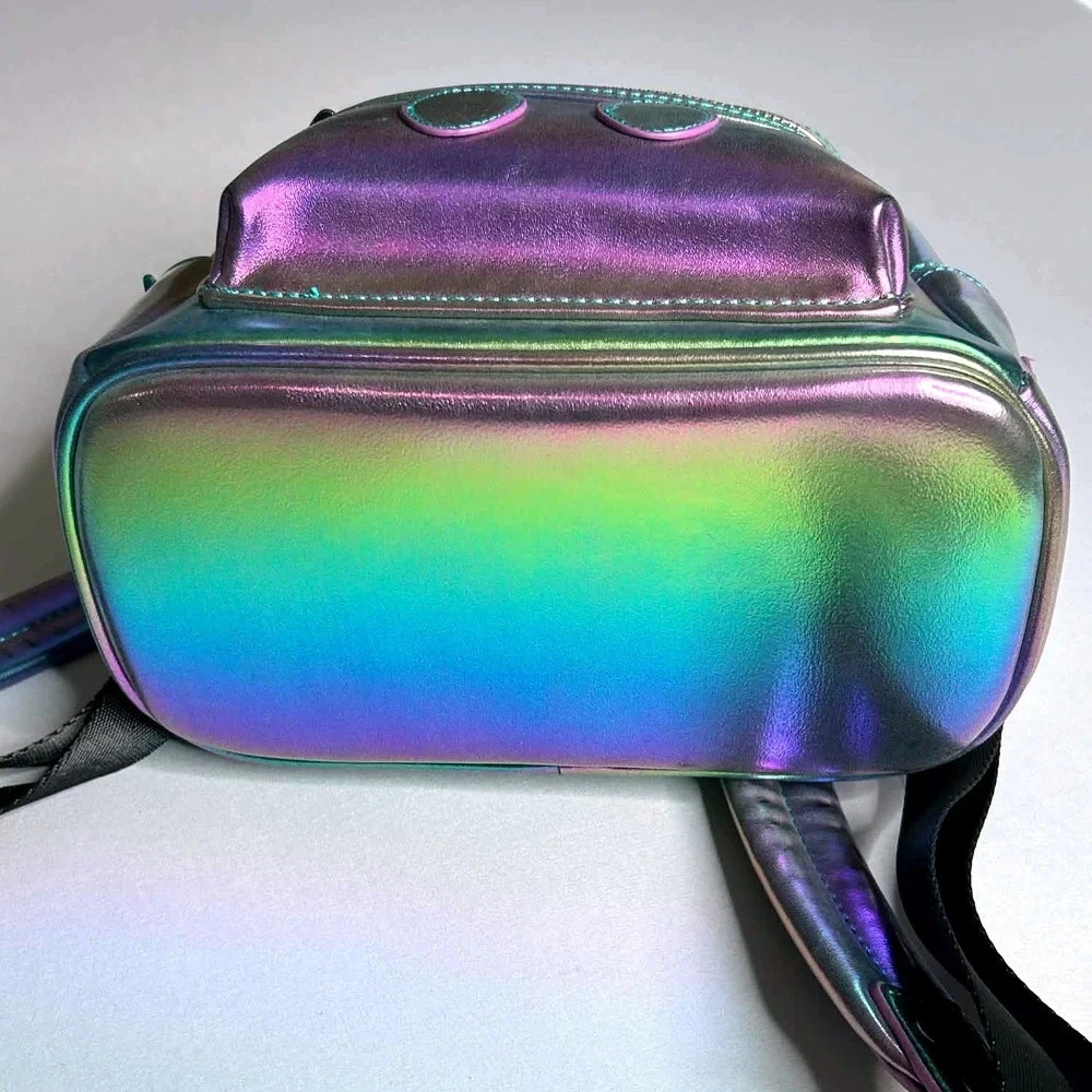 Disney Loungefly Mickey Mouse Iridescent Oil Slick Mini Backpack WDBK0719